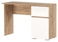 Стол письменный 1С1Я Крафт золотой - Белый мал