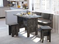 ОГ Милан тип 1 ательер темный ткань рокс