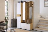 Прихожая Бери К2 Крафт золотой Дерево белое